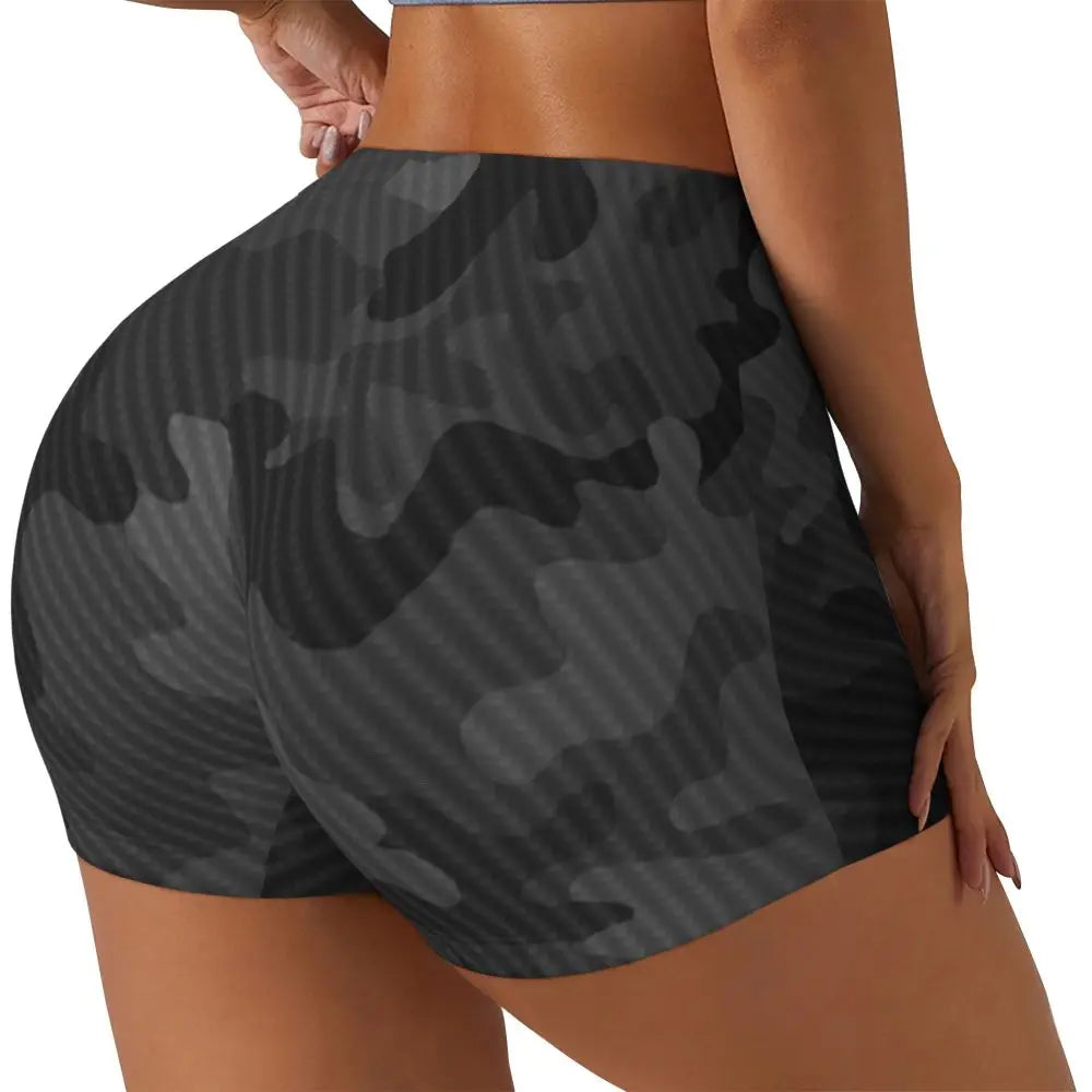 Custom Marpat Camo Workout Volleyball Biker Shorts for Women Woodland Camouflage Gym Yoga Shorts