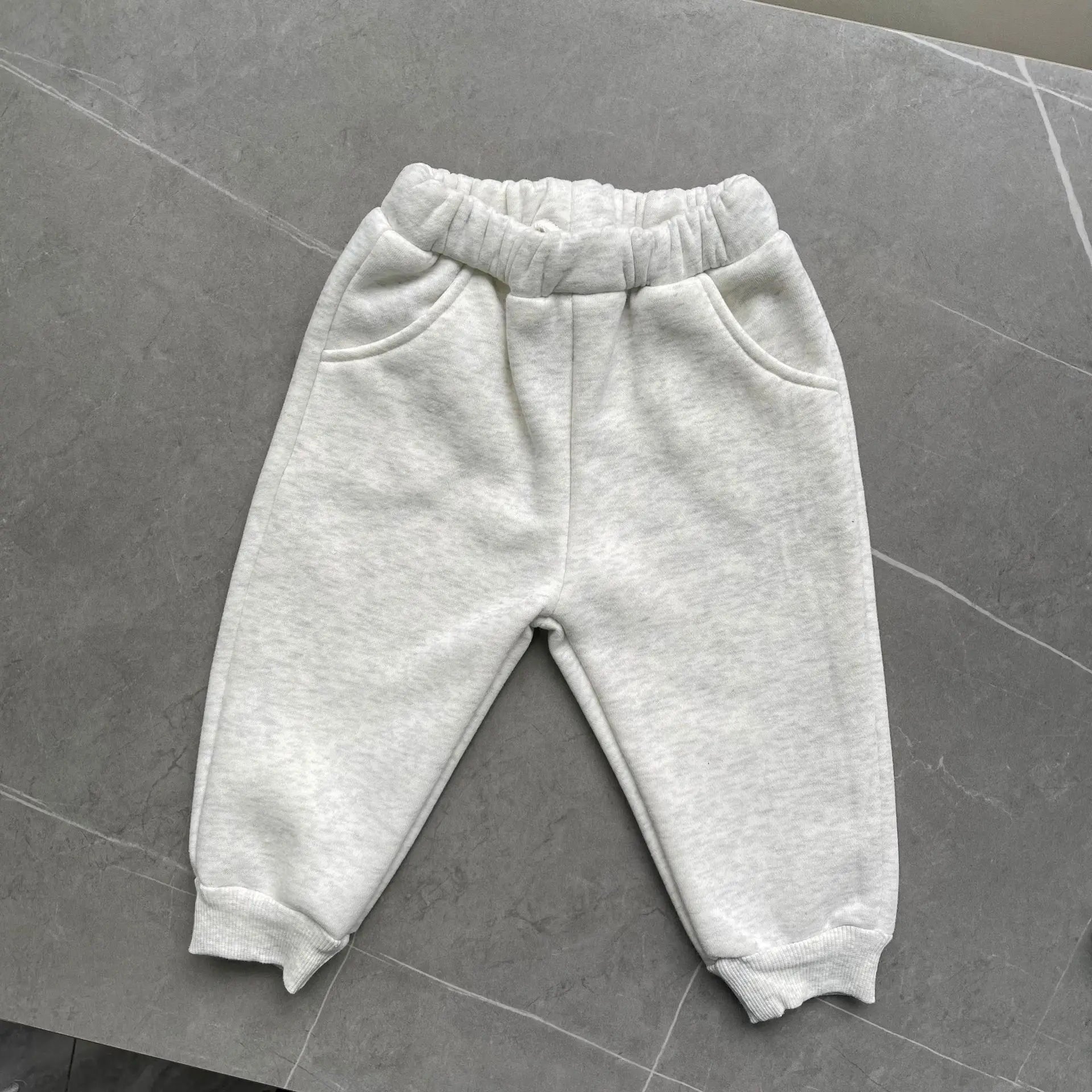 2025 Autumn Winter New Baby Letter Print Hooded Sweatshirt + Sweat Pants 2PCS Suit Boys Girls Casual Sports Set Kids Outfits 1-3Y