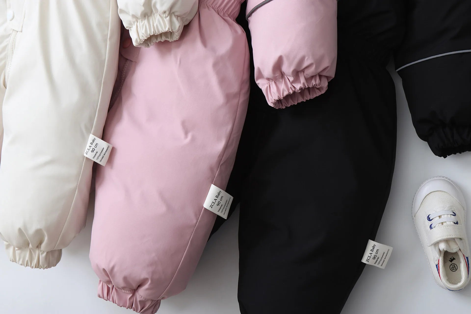 Winter Kid's Ski Suit Polar Fleece Lining Girls Jumpsuit Boys Waterproof Warm Overalls Children's Hooded Sportwear 2-5Y Unisex