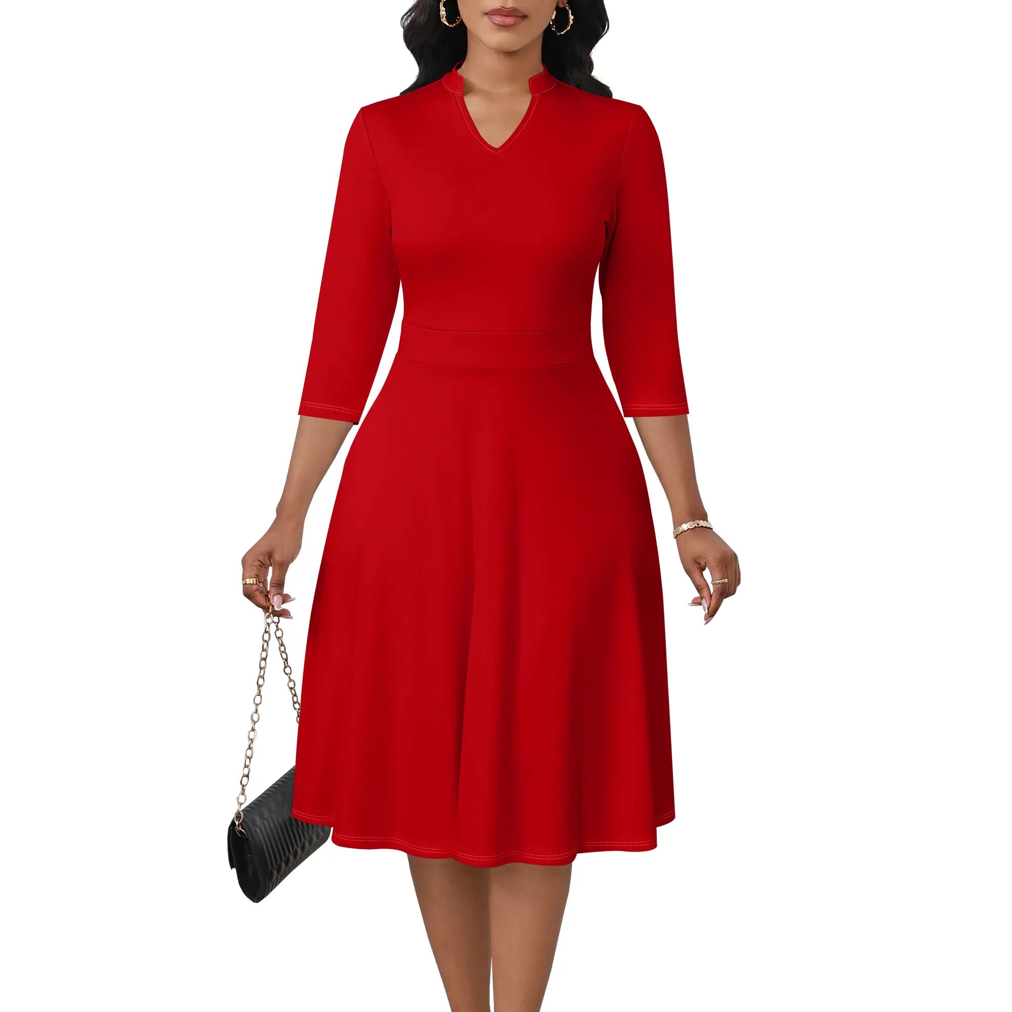 Women's Abstract Off Shoulder Maxi Dress 3/4 Sleeve Blue Gold Slit Party Evening