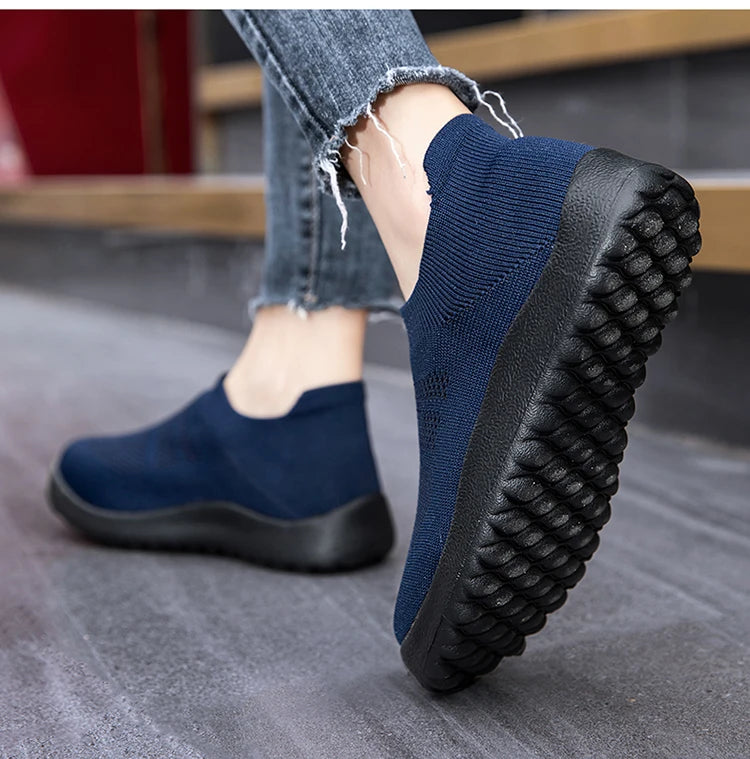 Women Fashion Sneakers Slip On Platform Sneakers Walking Women's Sneakers Plus Size Ladies Vulcanize Shoes Tenis Feminino