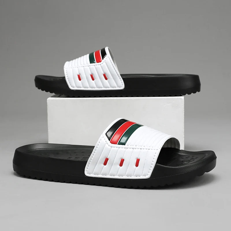 Indoor Home Men Bedroom Slippers All Season Youth Casual Sandals Swimming Water Pool Boy Walking Slides