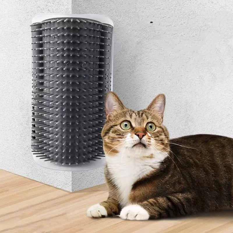 Kattenmassagetool, massagekam voor het verwijderen van dierenhaar, zelfreinigende borstel voor aan de muur, kattenspeelgoed, verzorgingsproducten voor huisdieren