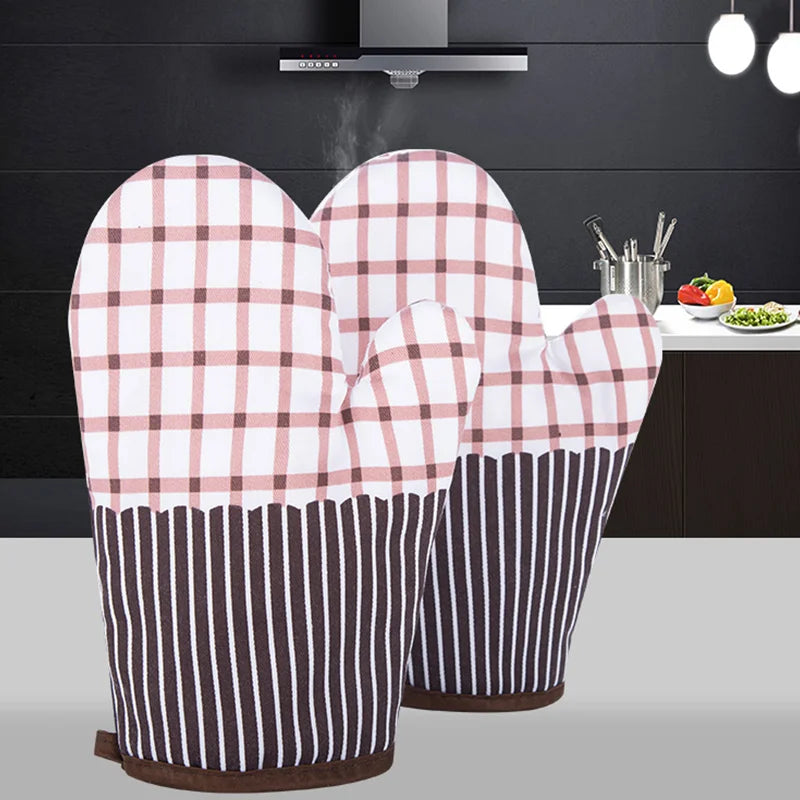 GIANXI Microwave Mitts Gloves  Anti-scald  Heat Resistant Insulation Non-slip Kitchen Tools Oven Mitts Baking Accessories