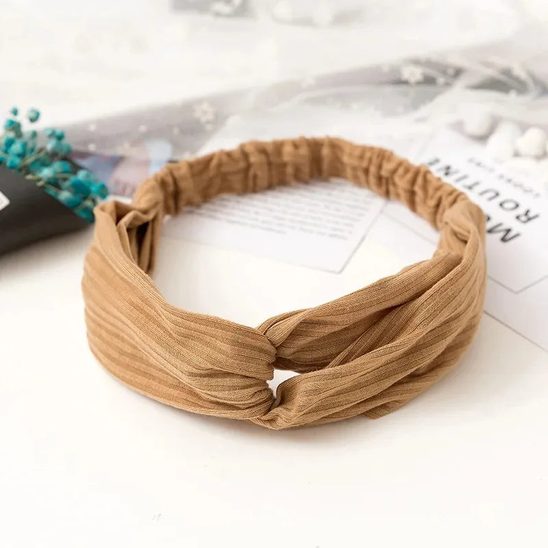 Mode Dames Boheemse Hoofdbanden Zomer Stijl Kruis Tulband Bandage Bandana's Multifunctionele Haaraccessoires voor Meisjes