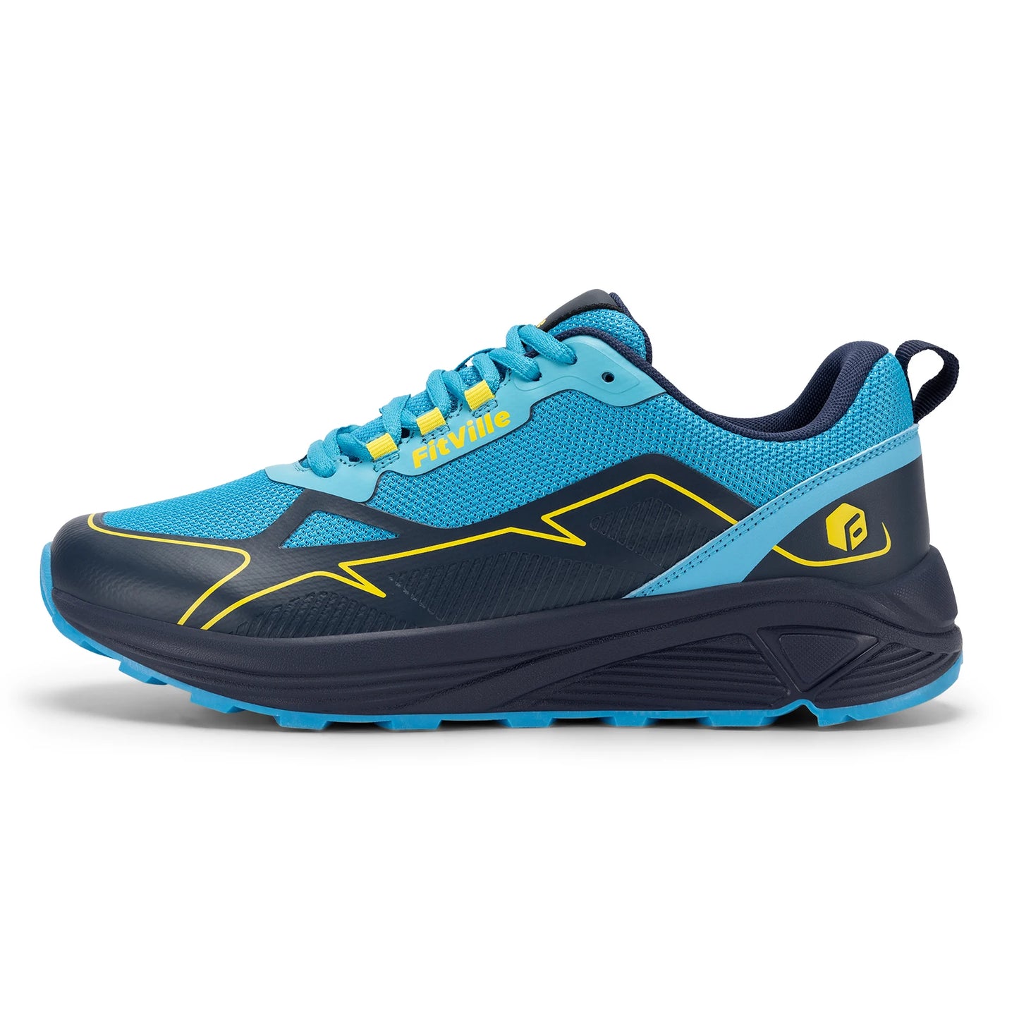 Non-Slip Trail Running Shoes Men's Sneakers Extra Wide Lightweight for Male Swollen Feet Arch Support Pain Relief