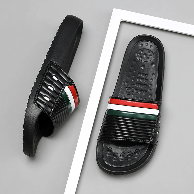Indoor Home Men Bedroom Slippers All Season Youth Casual Sandals Swimming Water Pool Boy Walking Slides
