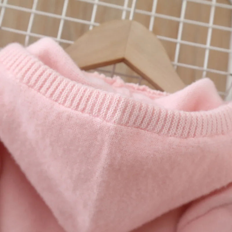 Autumn Kids Sweater for Girls Cute Colour Balloon Knitted Pullover Loose Children's Clothing Sweet Style 2-6T Girls