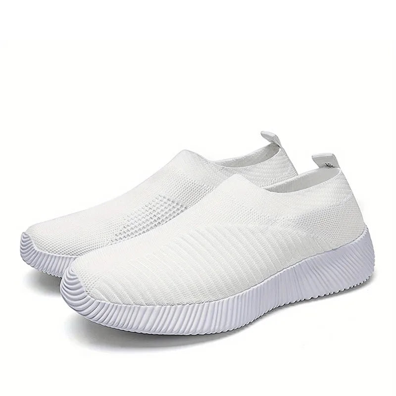 Fashion Women Sneakers Trainers Shoes Woman Comfortable Sneaker Women Slip On Sock Shoes Flat Women's Sneakers Zapatos De Mujer