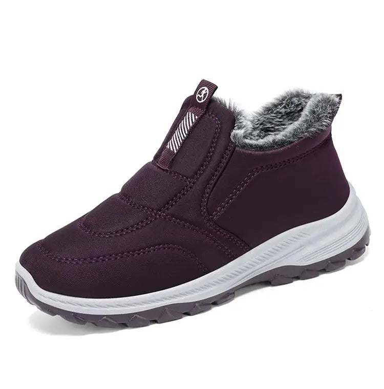 Boots Women Platform Snow New Women Shoes Slip On Women's Boots Fur Ankle Boots Casual Plush Botas Unisex Shoes Winter Boots
