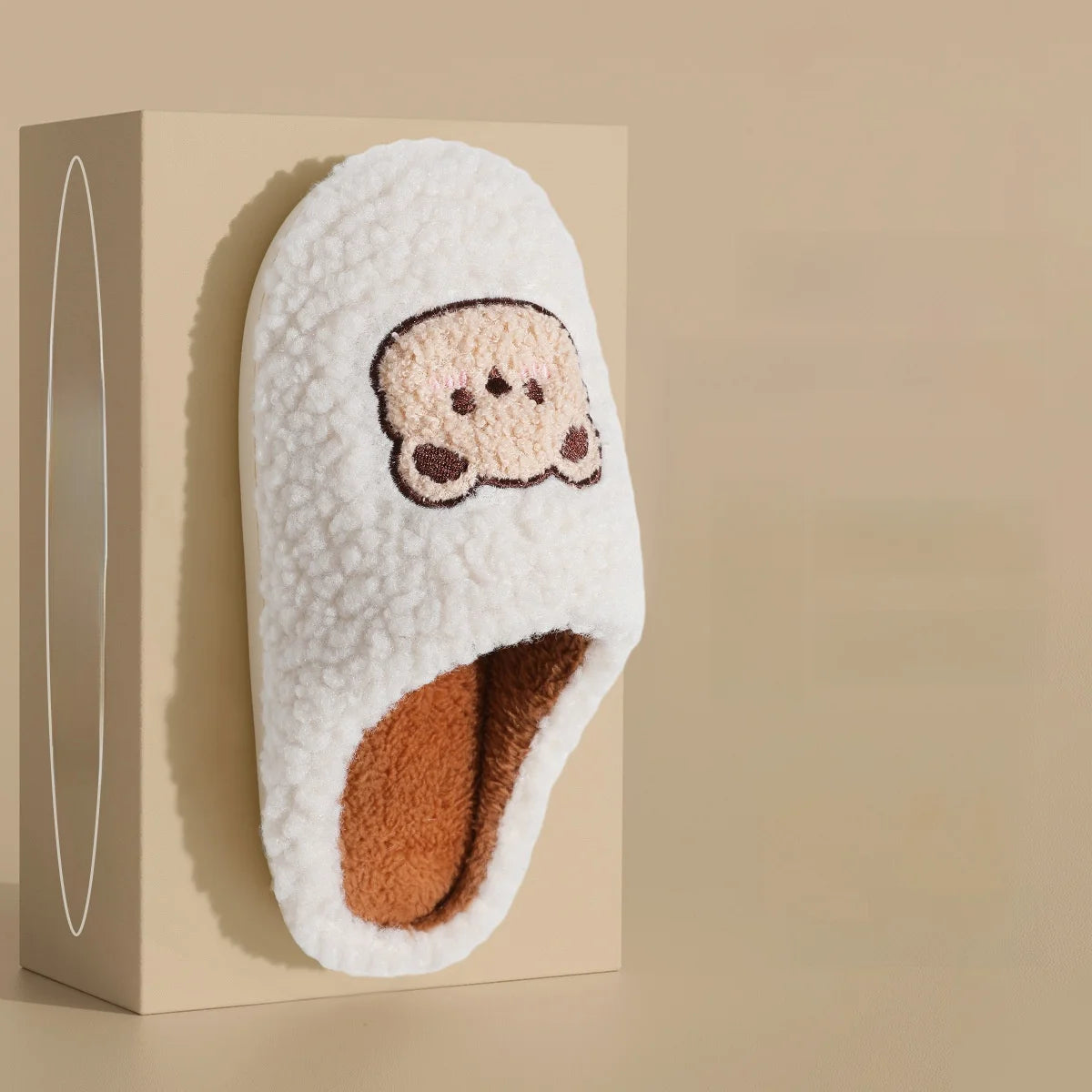 Unisex Slippers House Shoes Cartoon Winter Shoes Warm Anti-Slip Soft Bottom Shoes For Kids Size 36-41