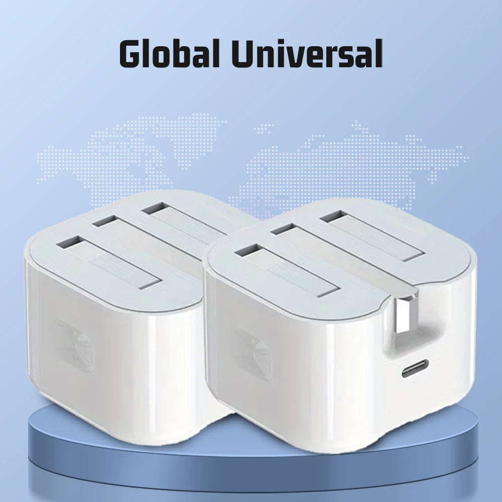 UK USB C Charger For iPhone 15 14 13 Pro QC3.0 Quick Charge PD 25W Type C Fast Charging Travel Wall Charger Power Adapter
