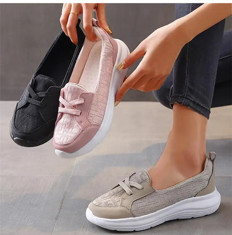 Women's Sneaker Fashion Walking Shoes Women Vulcanized Shoes Slip On Women Casual Shoes Soft Sneakers Woman Zapatos De Mujer