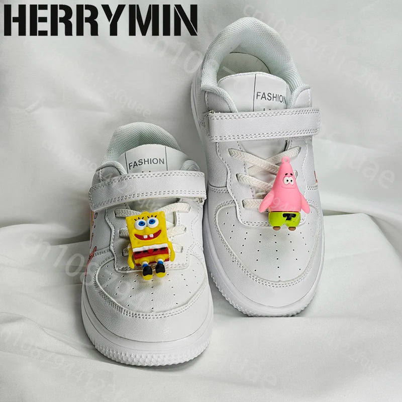 SpongeBob Gift Children Shoes Student Casual Kid Sneakers Girls Boys Running Fashion Sports Shoes Cute Christmas Birthday Gift