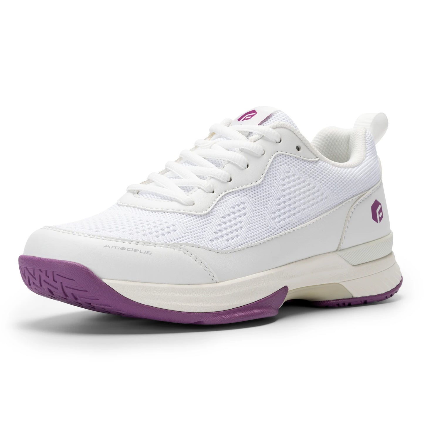 Women's Wide Fit Pickleball Shoes Tennis Court Shoes Athletic Shoe Court Squash Sneakers for Fat Feet Racquet Sports