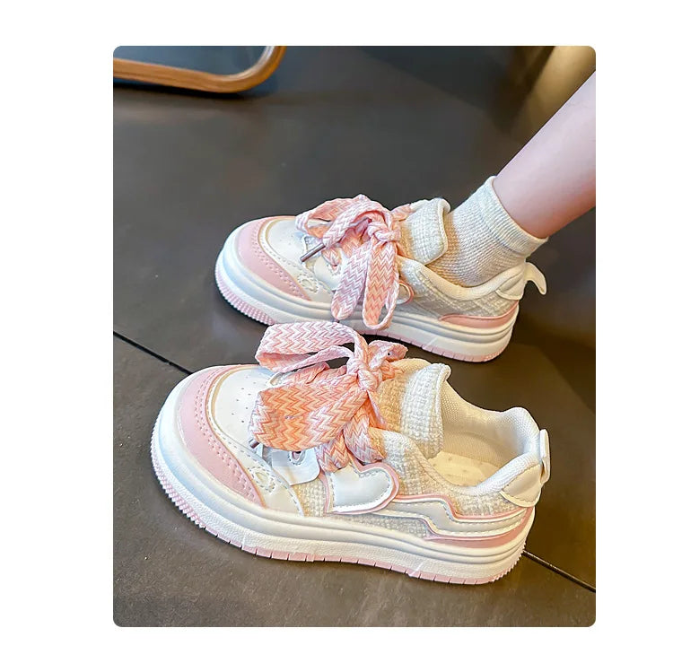 Kids Non Slip Lightweight Sneakers for Boys and Girls Breathable Outdoor Sports Shoes for School Skate and Casual Wear