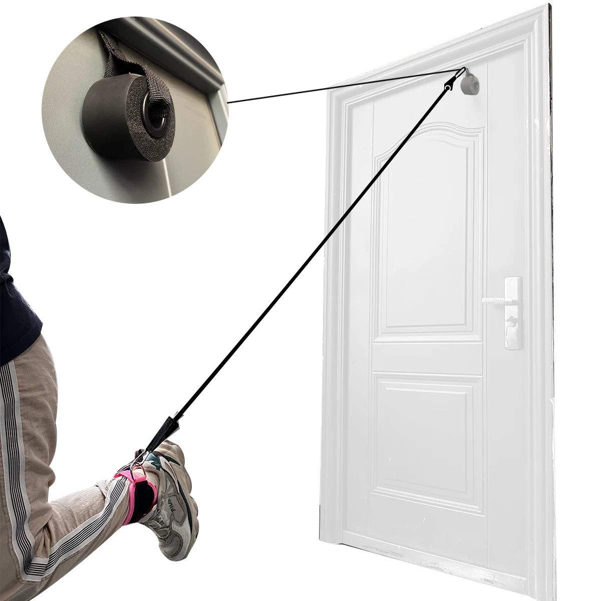 Fitness Ankle Straps Adjustable D-Ring Support Cuffs Gym Leg Excercises Training Workouts Sports Fit Guard Safety Abductors