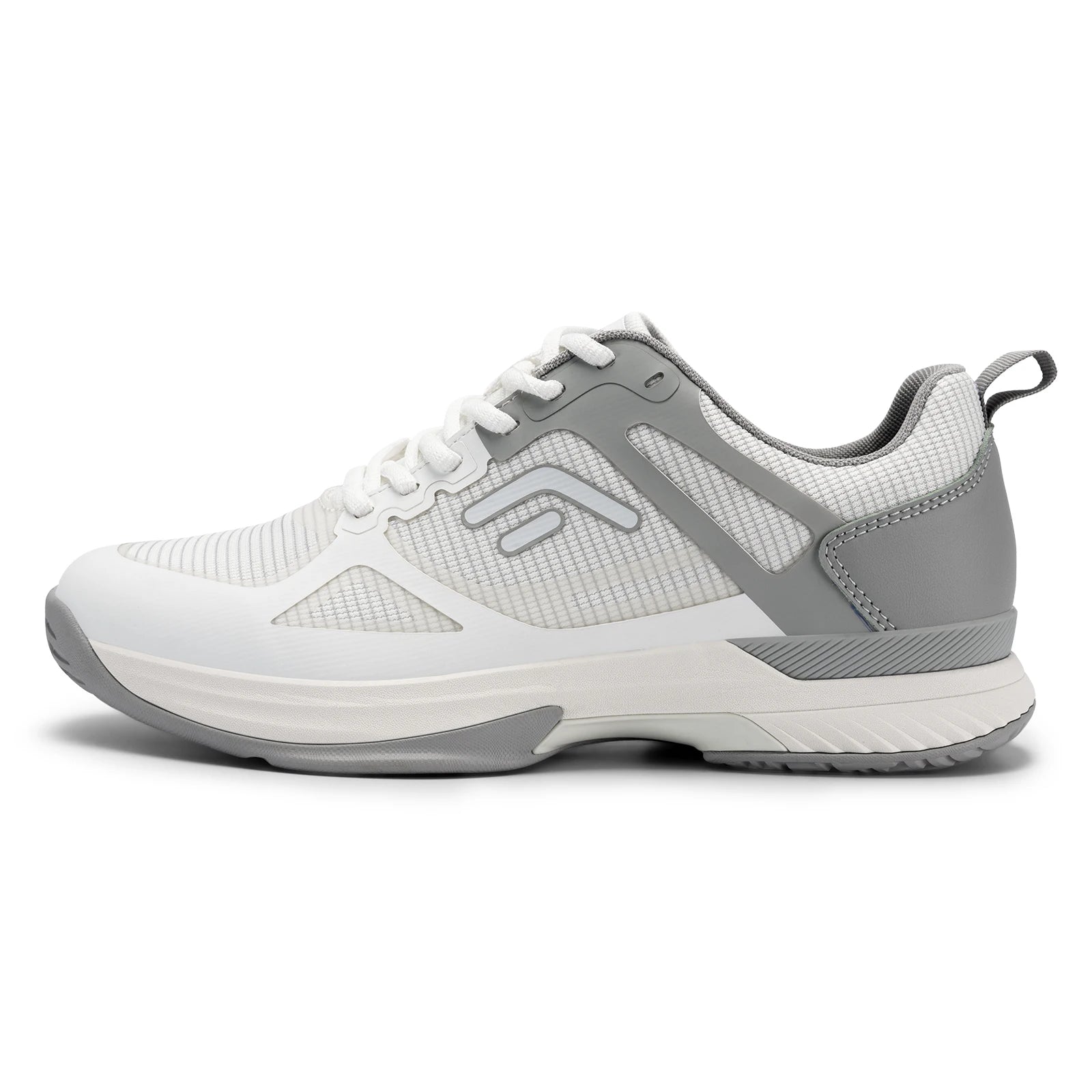 Men's Wide Pickleball And Full Court Tennis Sneakers with Arch Support - Lightweight Non-Slip Sports Shoe