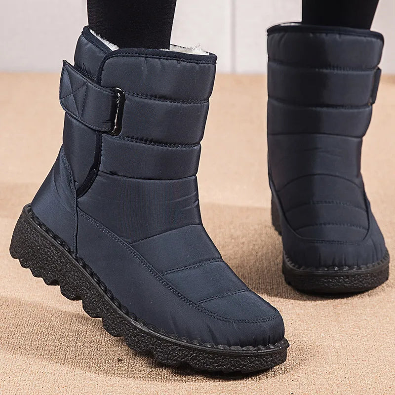 Boots Women Snow Casual Shoes Woman Waterproof Boots For Women Keep Warm Women's Boots Plush New Botas Mujer Winter Shoes