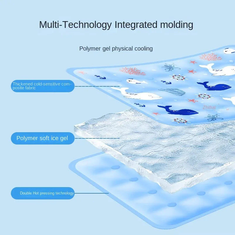 Dog Cooling Mat Summer Pet Cold Bed Extra Large For Small Big Dogs Pet Accessories Cat Durable Blanket Sofa Cat Ice Pad Blanket