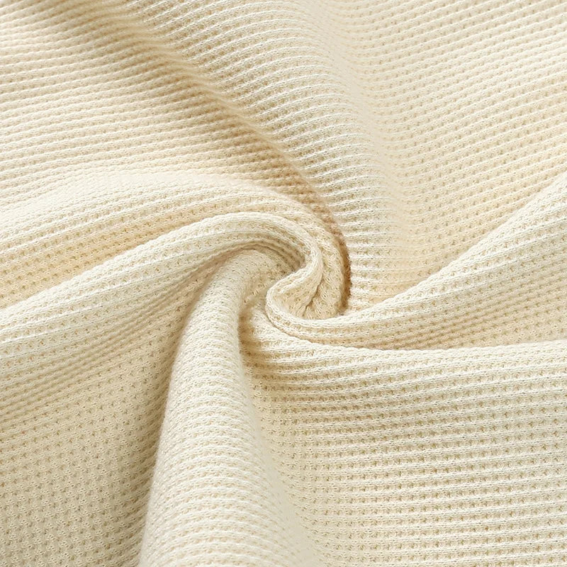 Kid's Summer Outwear Clothing Set Casual Boys Girls Waffle T-shirt Suit Children's 2PCS Tee And Shorts 1-6Y Unisex