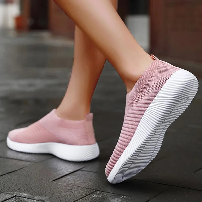 Women Sneakers Fashion Outdoor Woman Shoes Walking Sneaker Women Slip On Sock Shoes Platform Women's Sneaker Zapatos De Mujer