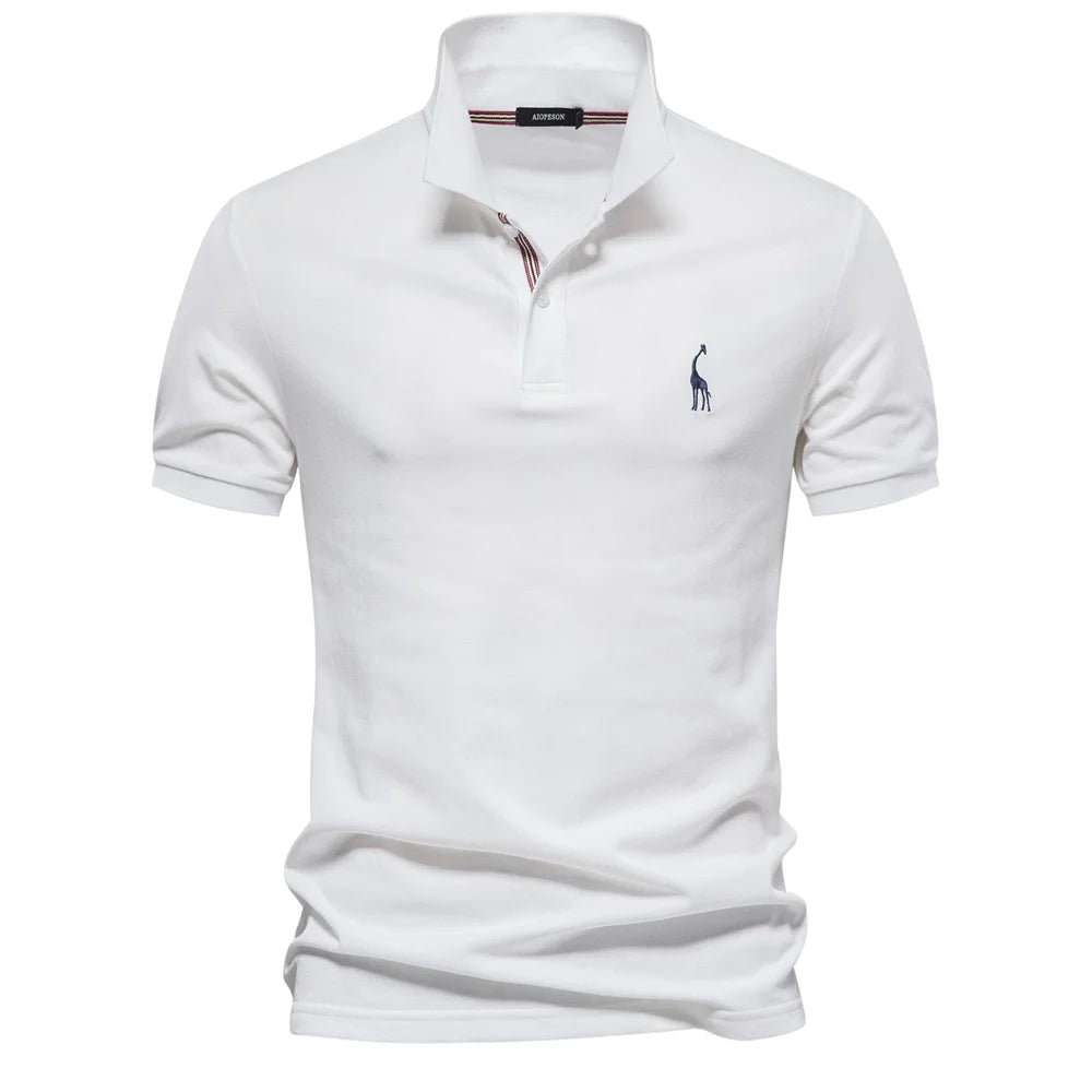 Men's Polo Shirts Cotton Polo Shirts for Men Short Sleeve High Quality Solid Polo Men New Summer Clothing