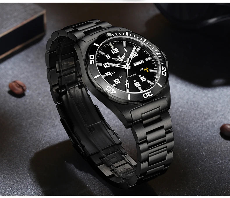 YELANG Watch Men's 44MM Mechanical Wristwatches Luxury Sapphire Glass AR Coated Automatic Watches 10BAR Waterproof Watch For Men