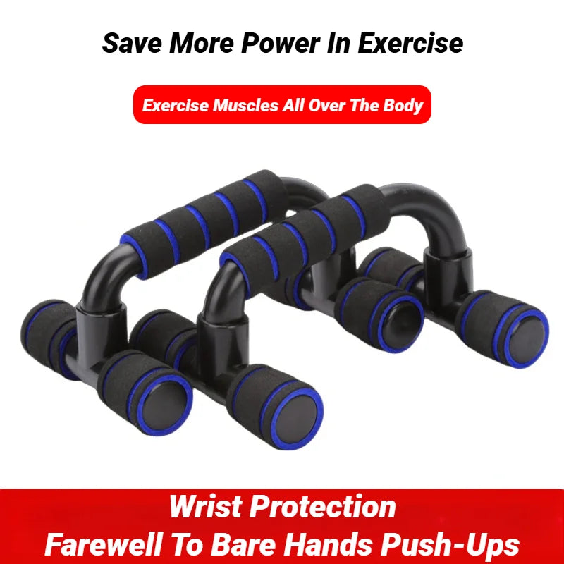 2 stuks antislip push-up H-vormige ondersteuningsstangstandaard voor thuisfitness, handgrepen voor push-upstangen, arm- en borstspiertrainingsbeugels