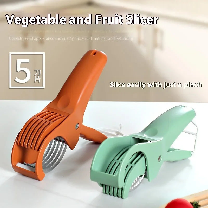 Kitchen Tools Stainless Steel Vegetable and Fruit Slicer Multi Functional Salad Slicer Kitchen Accessories
