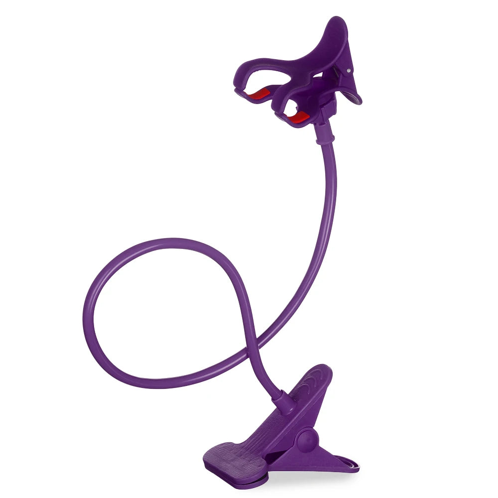 Universal Adjustable Flexible 360 Clip Portable Bracket Mount Stands Phone Holder Bed Desk Holder