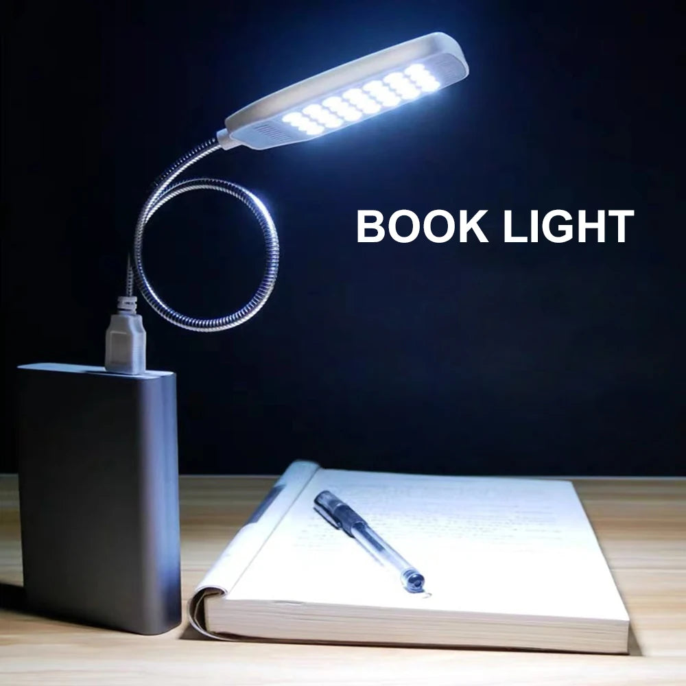 28 leds Book Reading Lamp Flexible USB Night Light for Laptop Notebook Computer Desktop No Flicker Eyesight Protection Light