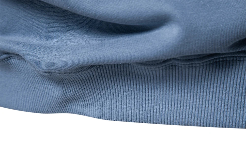 Men's Cotton-Blend Crew Neck Solid Colour Sweatshirts Pullover Casual Sport Sweatshirt for Men