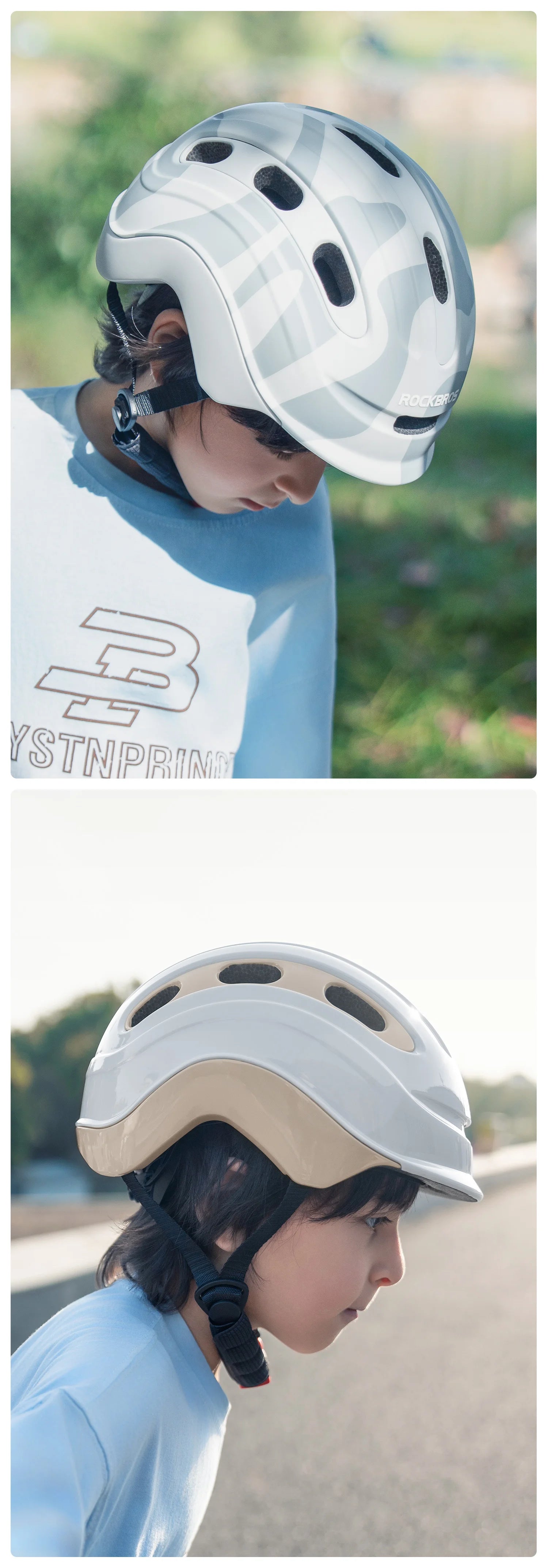 Youth Helmet Breathable Safety Helmet 6-18 years old Youth Cycling Ultralight Helmet Scooter Balance Kids Bike Helmet