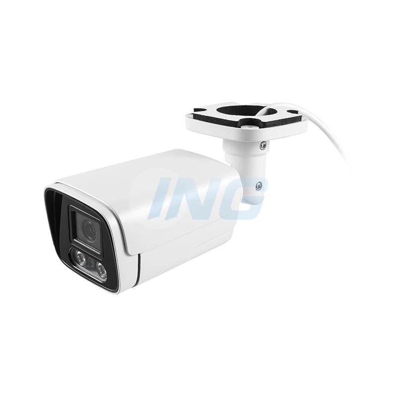 8MP Outdoor IP66 Waterproof POE 4K IP Camera UltraHD Bullet Type Metal White Security Camera Night Vision