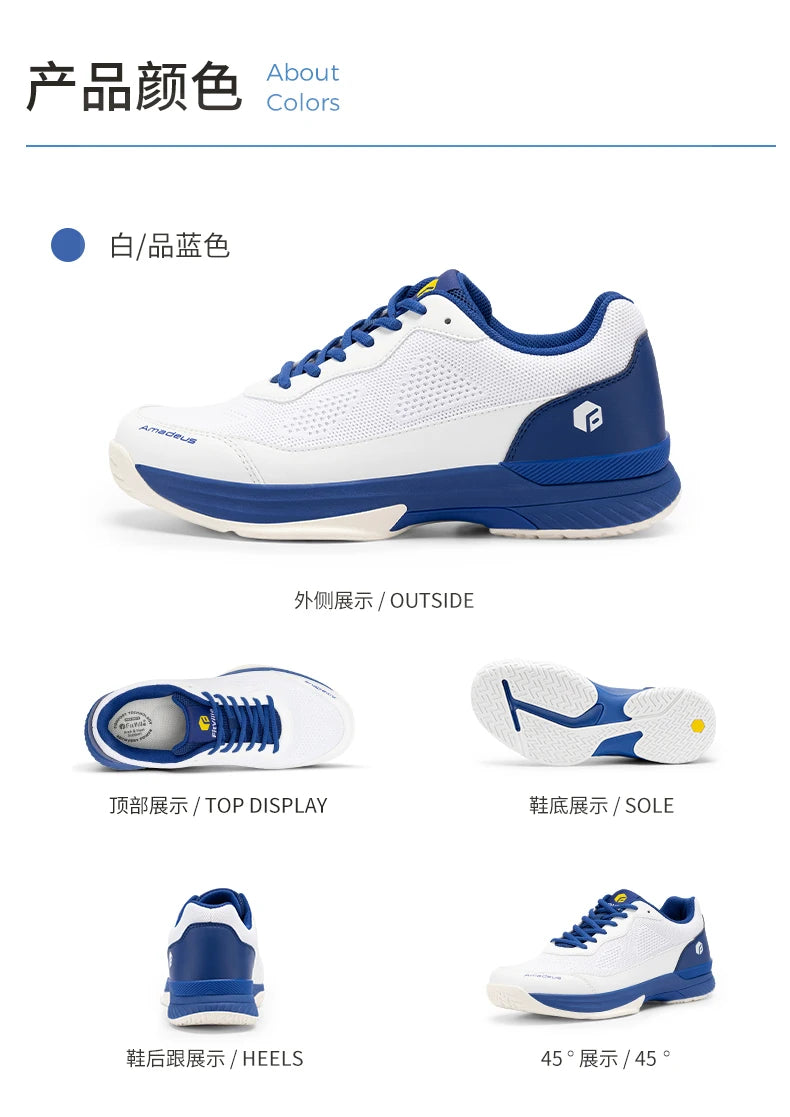 Men's Anti-Slip And Sweat-Absorbent Professional Tennis Shoes For Swollen Feet & Arch Support