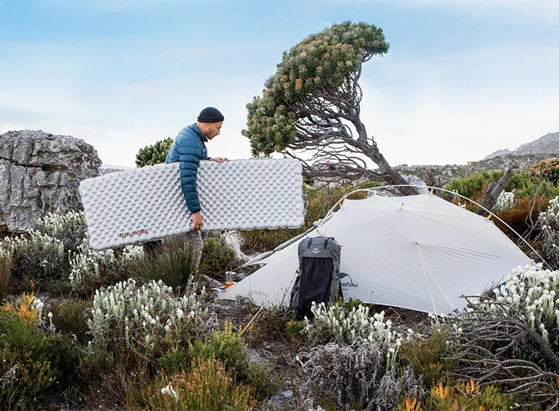 Naturehike R5.8 Inflatable Mattress Thermal Insulation Air Cushion for Hiking Outdoor Sleeping Bed Pad Ultralight Folding Mat