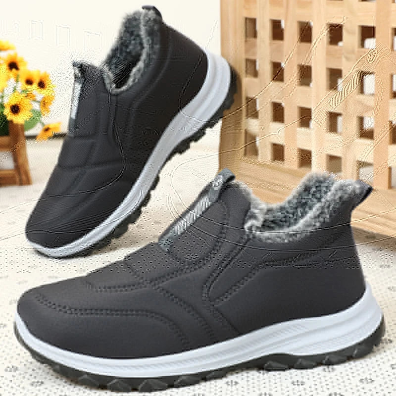 Boots Women Platform Snow New Women Shoes Slip On Women's Boots Fur Ankle Boots Casual Plush Botas Unisex Shoes Winter Boots