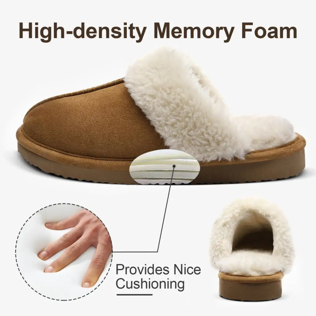 Women's Winter Warm Fashion Fluffy Slippers Furry Fuzzy House Comfy Slippers Suitable For Indoor Bedroom Use Ladies' Shoes