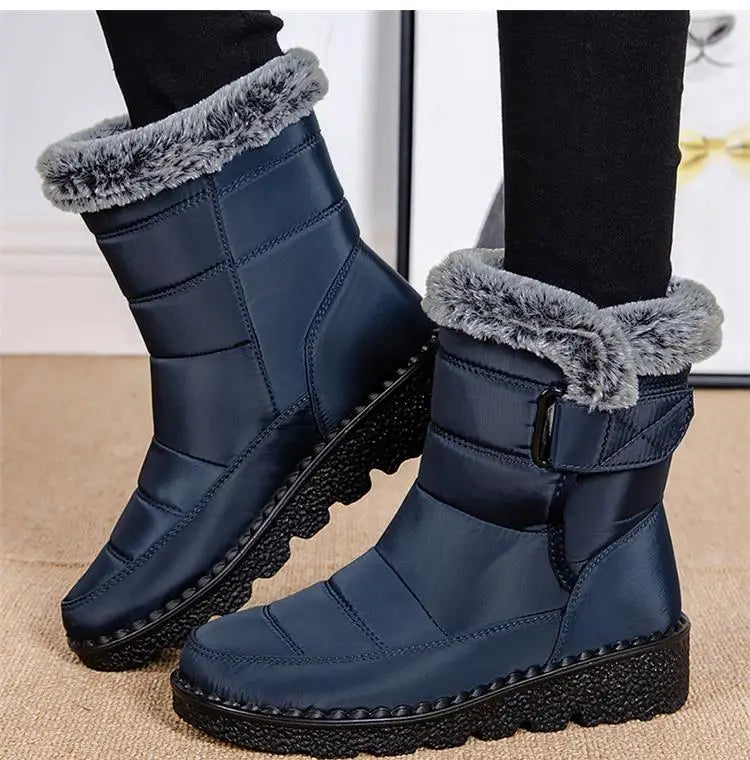 Women's Boots Snow Plus Size Shoes Woman Platform Women Shoes Casual Mid High Boots Platform Winter Girls Boots Botas Mujer