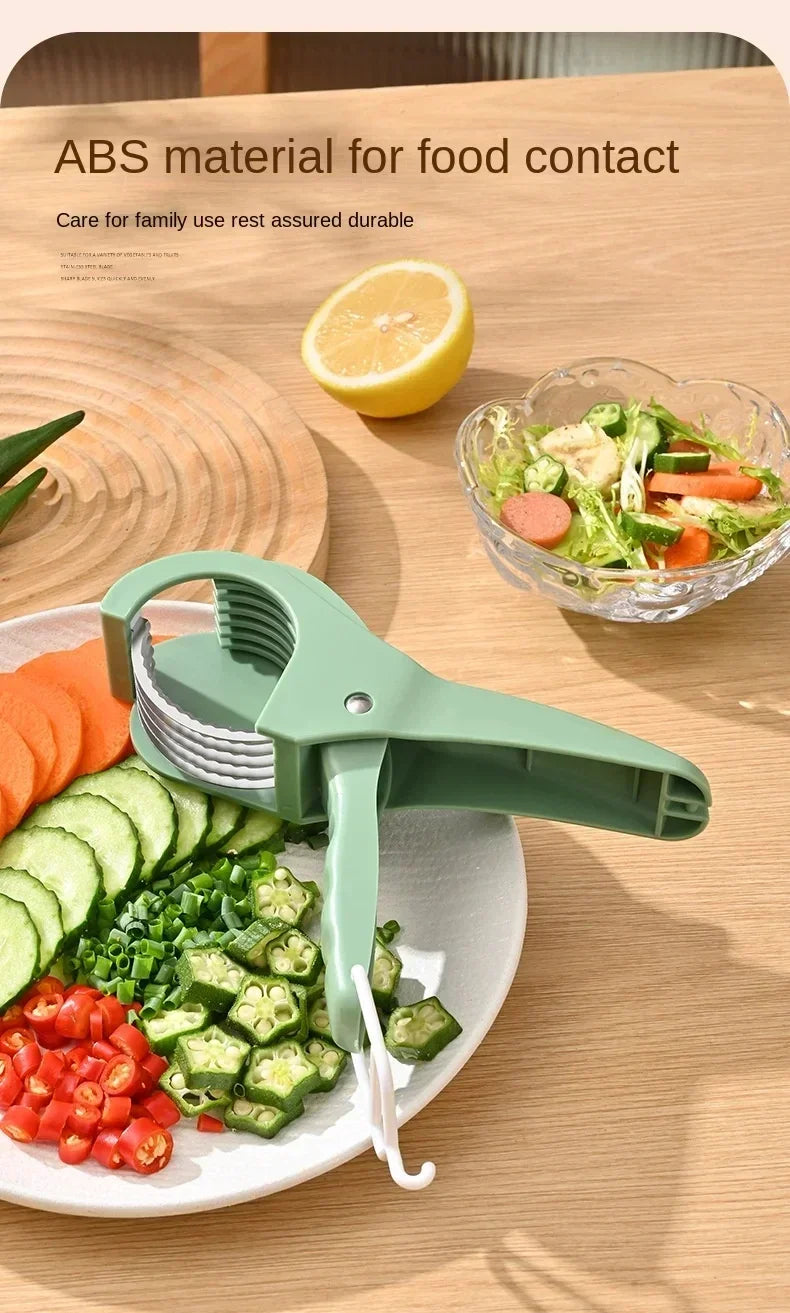 Kitchen Tools Stainless Steel Vegetable and Fruit Slicer Multi Functional Salad Slicer Kitchen Accessories