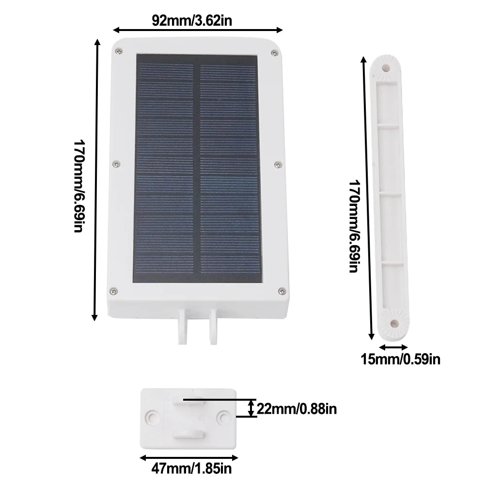 48 LED Solar Power Street Light PIR Motion Sensor Lamps Garden Security Lamp Outdoor Street Waterproof Wall Lights