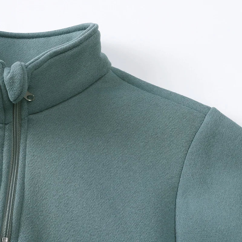 Baby Children's Fleece Lining Hoodies Set Spring Autumn Boys Sports Clothes 2PCS Girls Turtleneck Pullover Casual Suit 1-6Y Unisex