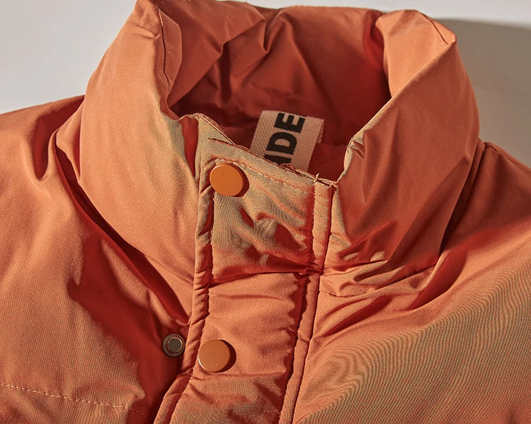 Herfst en winter Nieuw Japans retro katoenen gewatteerd cargovest Herenmode Verdikt casual multi-pocket broodjasje