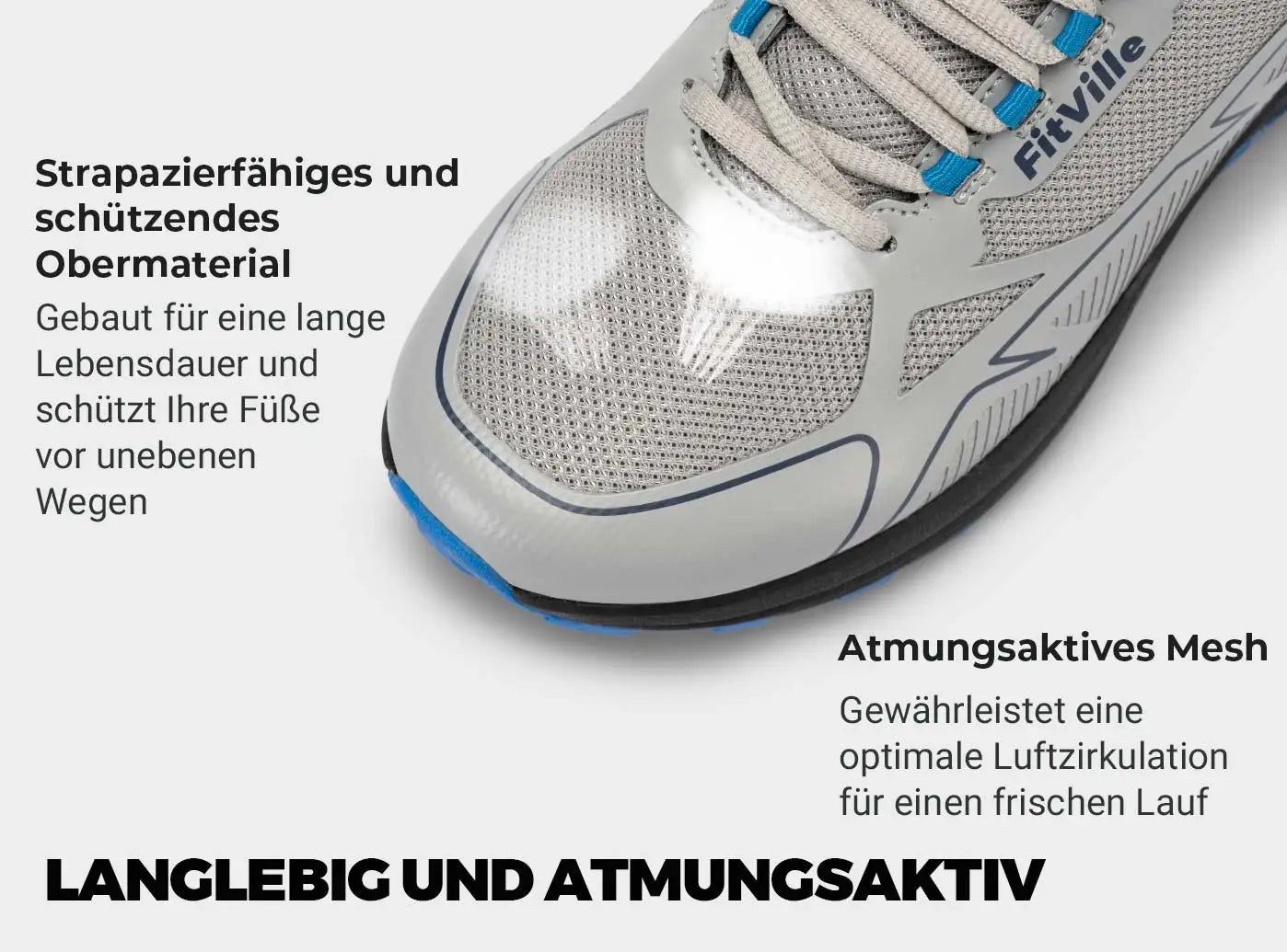 Antislip trailrunningschoenen voor heren, extra brede, lichtgewicht sneakers voor mannen met gezwollen voeten, ondersteuning van de voetboog en pijnverlichting