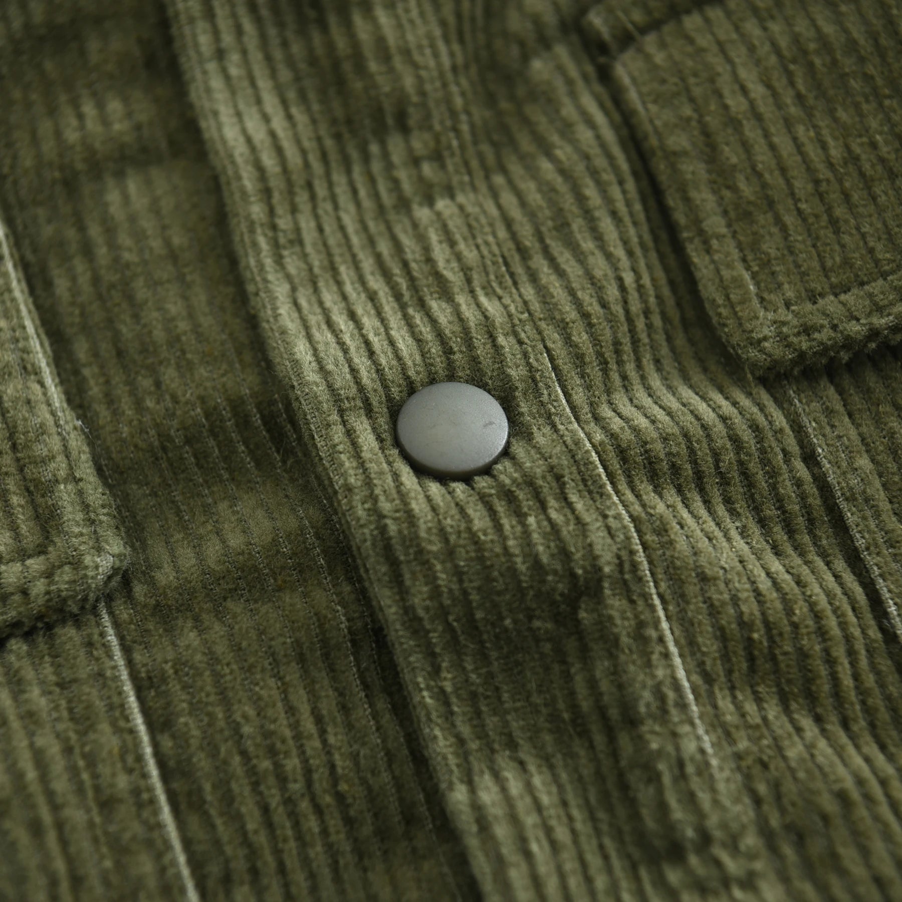 Herfst Winter Nieuw Amerikaans Retro Lange Mouw Revers Verdikt Corduroy Overhemd Heren 100% Katoen Gewassen Dubbele Zak Casual Jas