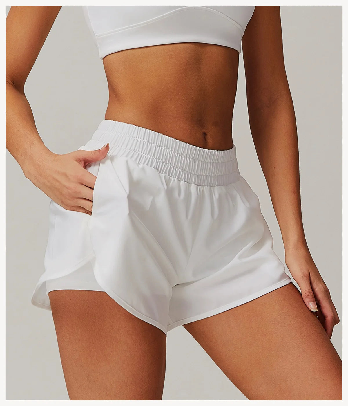 Running High Waist Sports Shorts Women Buttock Lift Gym Sweatpants Yoga Clothes Cycling Workout Shorts Women