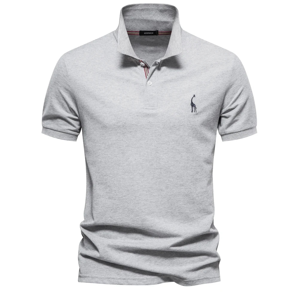 Men's Polo Shirts Cotton Polo Shirts for Men Short Sleeve High Quality Solid Polo Men New Summer Clothing