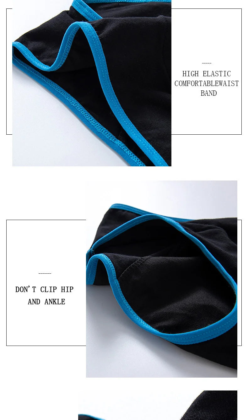 Cotton Women's Underwear Panties High Waist Briefs Solid Color Breathable Underpants Seamless Soft Lingerie Girls Fashion Briefs