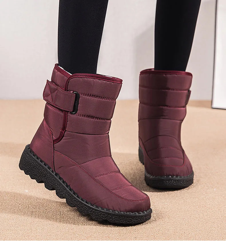 Boots Women Snow Casual Shoes Woman Waterproof Boots For Women Keep Warm Women's Boots Plush New Botas Mujer Winter Shoes